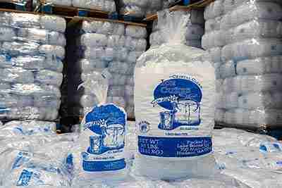 bags of ice cubes 400